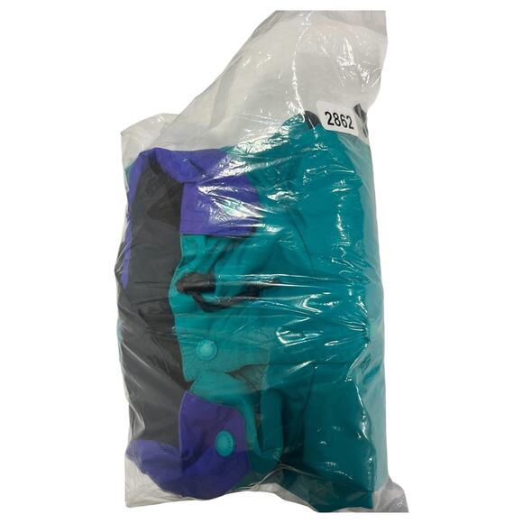 VTG Columbia Pullover Jacket Mens Medium Nylon Windbreaker Radial Sleeve 90s - Picture 16 of 16